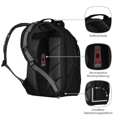 WENGER Legacy Laptop-Rucksack - bis 16 Zoll Schwarz/Grau (600631)