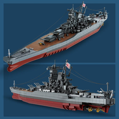 MISINI M7001 Yamato Schlachtschiff Klemmbausteine - 1/300