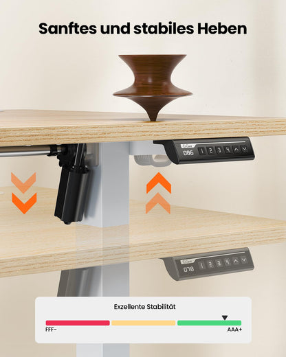 ErGear Elektrischer Höhenverstellbarer Schreibtisch 120x60 cm