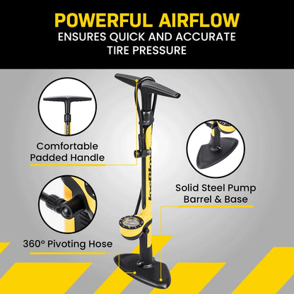 Topeak JoeBlow Sport III Standpumpe – Hochdruck bis 160 psi
