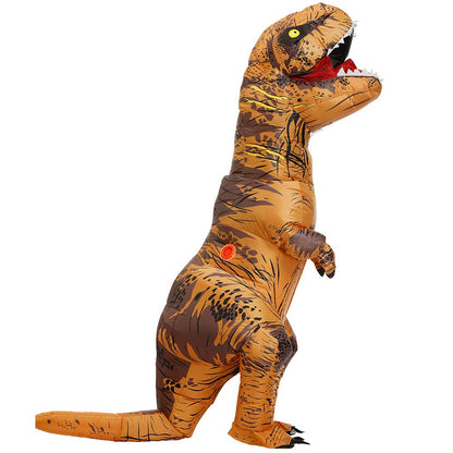 JASHKE Aufblasbares T-Rex Kostüm Dinosaurier Anzug für Erwachsene