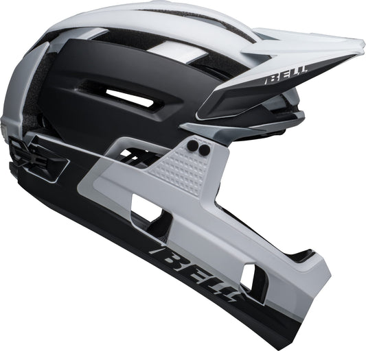 Bell Super Air R MIPS Helm - schwarz/weiss. Halbschalenhelm in Schwarz-Weiß. Bietet Schutz bei Mountainbike-Touren dank MIPS-Technologie zur Reduktion von Rotationskräften.
