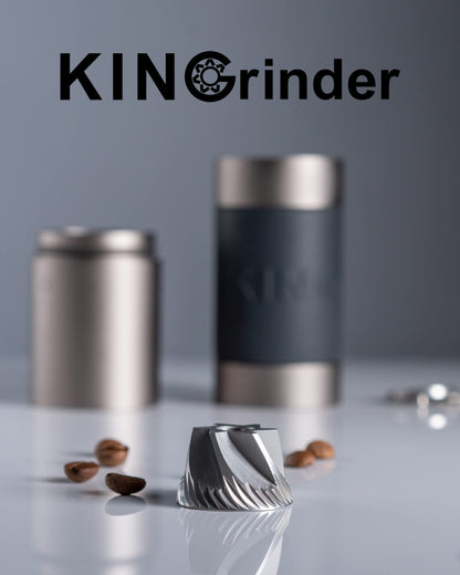 KINGrinder K2 Manuelle Kaffeemühle – Gerader Griff, Espresso & Filter