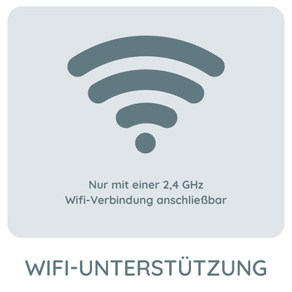 Alecto SMARTBABY10BE Video Babyphone – WLAN, Weiss/Beige