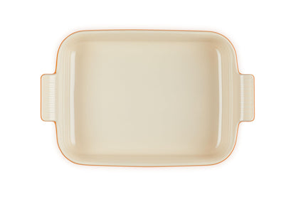 Le Creuset Rechteckige Auflaufform Tradition Steinzeug 32cm Ofenrot