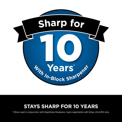 Ninja StaySharp Messerset 6-tlg. Block & Schärfer K62006EUUK Anthrazit
