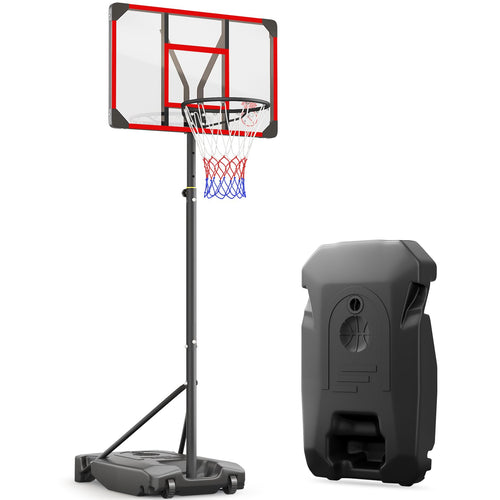 Yohood Basketballkorb LX-908 mit Rollen, höhenverstellbar 147–260 cm