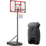 Yohood Basketballkorb LX-908 mit Rollen, höhenverstellbar 147–260 cm