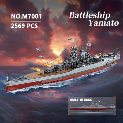 MISINI M7001 Yamato Schlachtschiff Klemmbausteine - 1/300