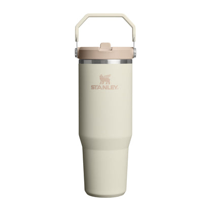 Stanley 1913 Flip Straw Tumbler Trinkflasche 0.89 L Cream mit klappbarem Strohhalm und Tragegriff