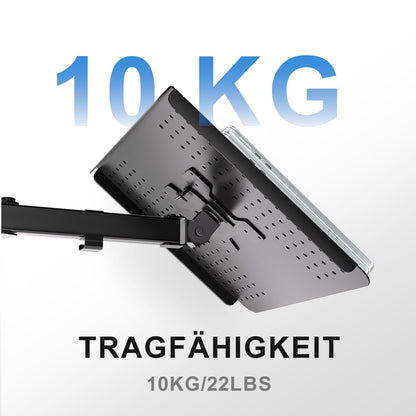 WALI Laptop Halterung M00LP für Schreibtisch bis 17 Zoll, schwarz