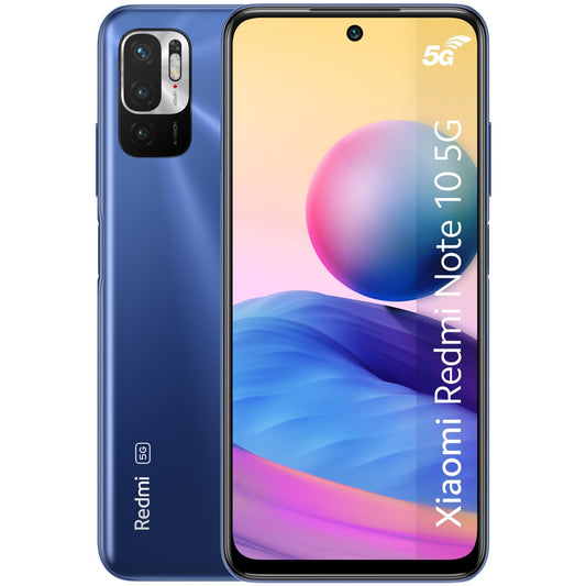 Xiaomi Redmi Note 10 5G Smartphone - 64GB Nighttime Blue, rechteckig, in Dunkelblau. Zum Telefonieren, Surfen & Apps.