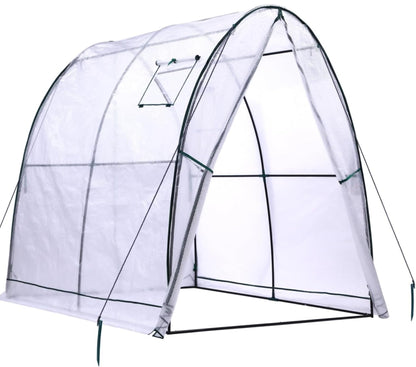 Ohuhu Foliengewächshaus Begehbar 1.8x1.8x2m Weiss