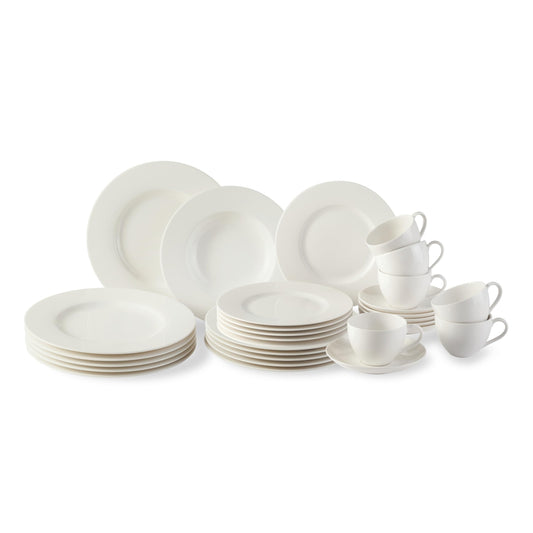 Villeroy & Boch vivo Basic White Kombiservice - 30 Teilig
