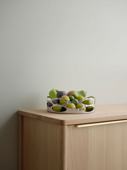 Stelton Embrace Brotschale x-28-3-4 – Edelstahl, Taupe