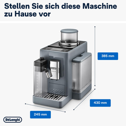De’Longhi Rivelia Perfetto Kaffeevollautomat LatteCrema - Grau