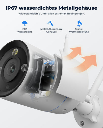 Reolink RLC-810WA 4K Wi-Fi 6 Überwachungskamera - Outdoor