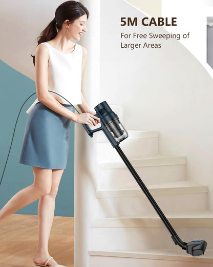 SINCHEREU SCV15 Stabstaubsauger mit Kabel, 21 kPa, 2-in-1