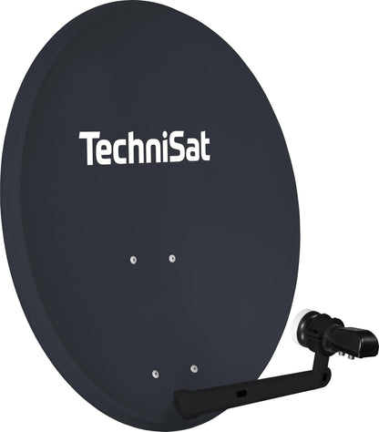 TechniSat TECHNITENNE 70 Satelliten-Schüssel 70 cm 4 Teilnehmer anthrazit