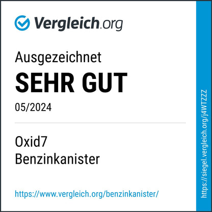 Oxid7 2x 20 Liter Kraftstoffkanister Metall olivgrün