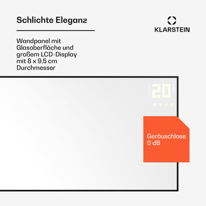 Klarstein Infrarotheizung 770W Smart Home Bildheizung
