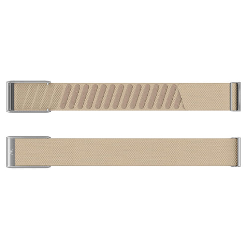 WHOOP 5.0 SuperKnit Band Dune – verstellbares Strickarmband mit Fast Link Slider aus Edelstahl