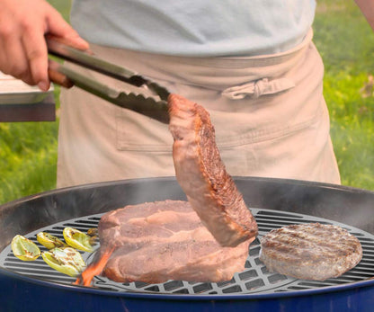 onlyfire Gusseisen-Grillrost System für Weber 57 cm Kugelgrill