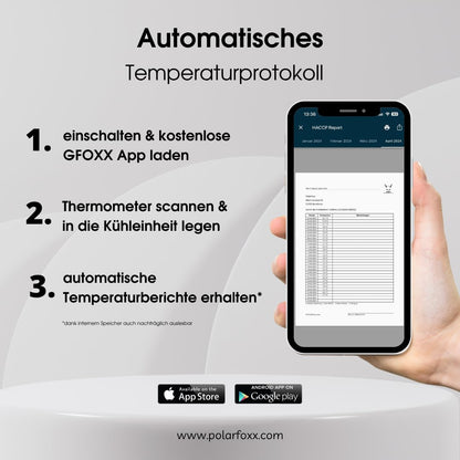 GFOXX Pro Edition Bluetooth-Thermometer - HACCP IP67 Kühl