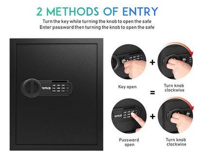 RPNB Luxus Zifferntastatur Safe – Tresor für Büro & Hotel 43L