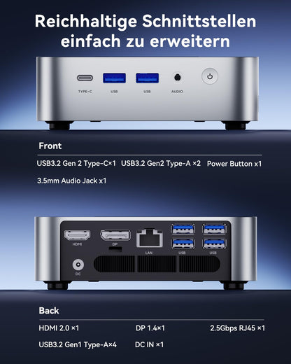 ACEMAGIC M1 Mini PC - i9-11900H 32GB/1TB SSD Win 11 Pro