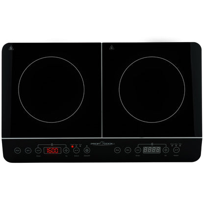 ProfiCook PC-DKI 1067 Doppel-Induktionskochplatte, 2 Platten, 3500 W