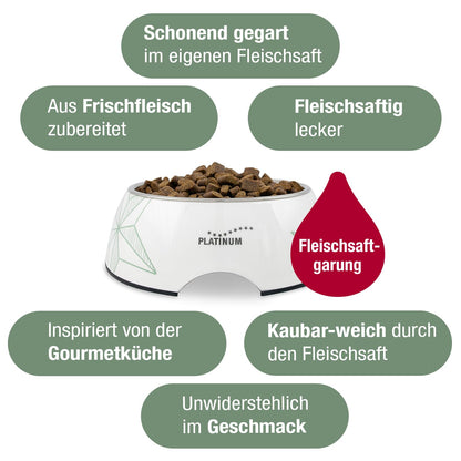 PLATINUM Adult Beef Hundefutter trocken aus Fleischsaftgarung 5 kg