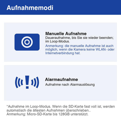 WIWACAM MW5L WLAN-Überwachungskamera 2K Ultra HD mit Akku