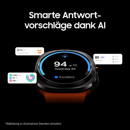 Samsung Galaxy Watch Ultra (2025) Smartwatch LTE 47 mm Titanium Blue
