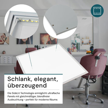 ENOVALITE LED Panel 62x62cm Deckenleuchte – 36W 4000K