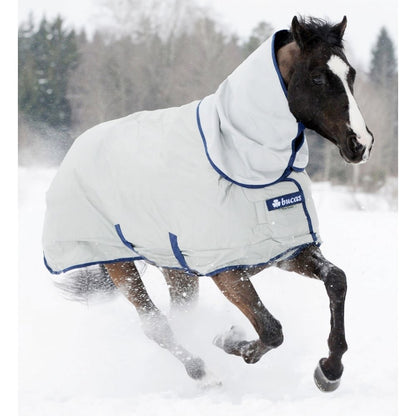 Bucas PowerTurnout Pferdedecke Light stay-dry 145 Silber