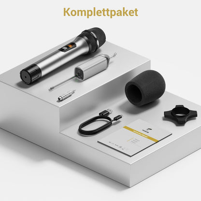 TONOR TW620 Kabelloses UHF Mikrofon Set mit 60 m Reichweite