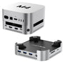 ACASIS Mac mini M4 Docking Station - Dual Bay NVMe SSD DS1101-EU. Rechteckig, erweitert den Mac mini um zwei NVMe SSD Bays.