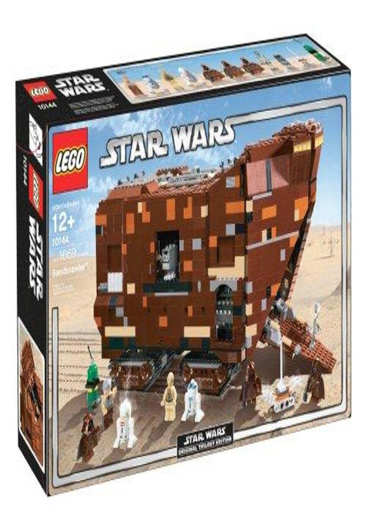 Lego Star Wars Sandkriecher – Detailreiches Baustein-Set: Braunes, tankartiges Kettenfahrzeug zum Nachbauen des Star Wars Fahrzeugs.