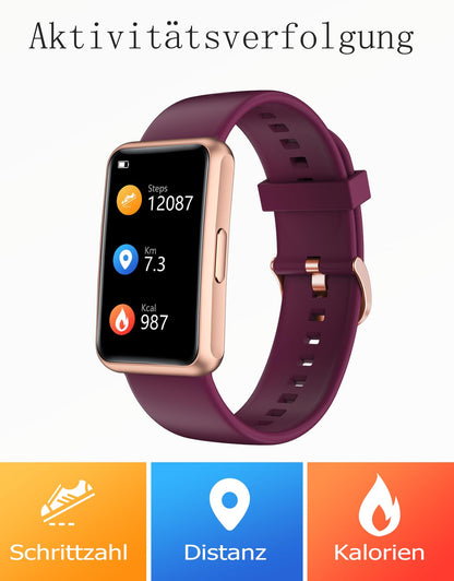 HUAKUA S2 Schrittzähler Uhr – Fitness Tracker ohne App, wasserdicht