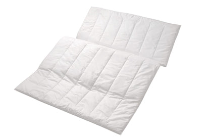 Centa-Star Aqua Aktiv 1358.00 Vierjahreszeitenbett - 135x200 cm. Weiße, gesteppte, modulare Bettdecke für ganzjährigen Schlaf.