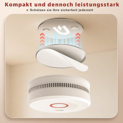 Wlikeit Rauchmelder SD-431 mit 10-Jahres-Batterie, 6er Set