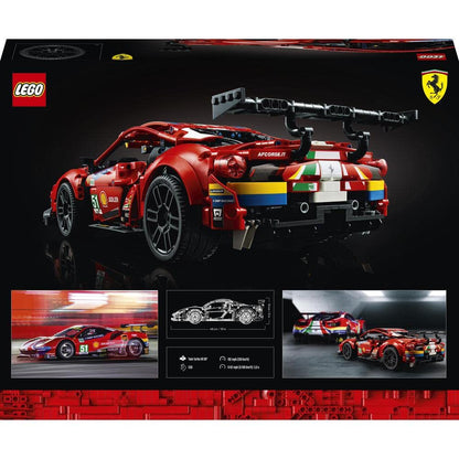 LEGO Technic 42125 Ferrari 488 GTE AF Corse #51 Rennwagen Modell