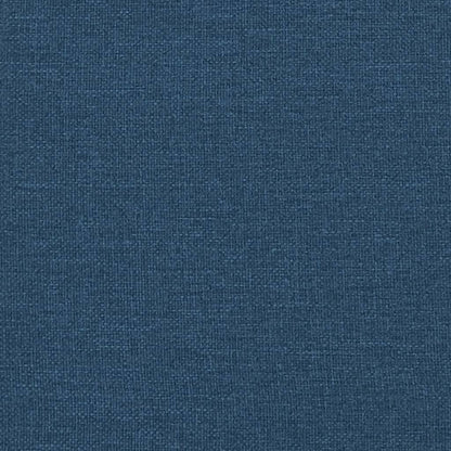 vidaXL Polsterbett Bettgestell Modern Stoff - Blau 160x200cm