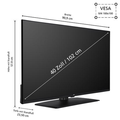 JVC LT-40VF4455 Full HD LED Fernseher - 40 Zoll Schwarz