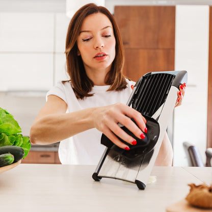 Börner Gemüsehobel V6 Edelstahl V-Hobel - Basis Set