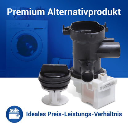 VIOKS Ablaufpumpe Laugenpumpe 30W für Bosch 00145212 Waschmaschine