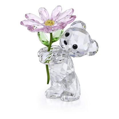 Swarovski Kris Bear "Ein Gänseblümchen für Dich" Kristallfigur - Mehrfarbig