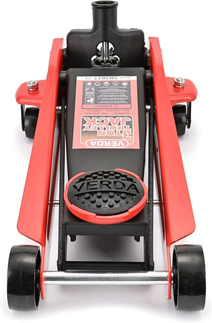 Verda Rangierwagenheber hydraulisch 3T Doppelpumpe tief