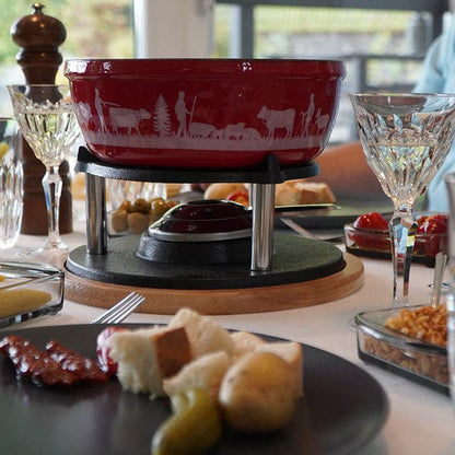 Rotel 1510150 Käsefondue-Set – Aluguss, 2L für 6 Pers.